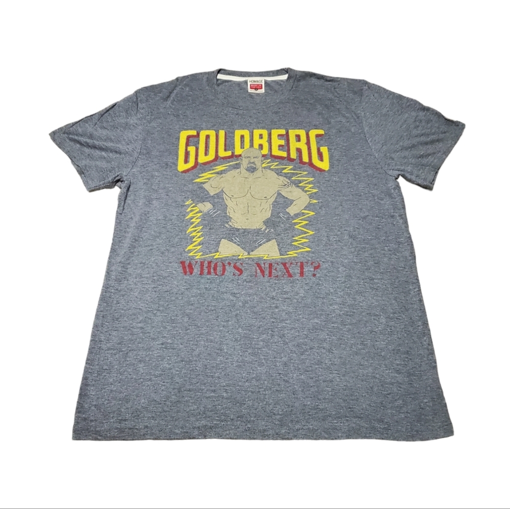 Misprint Old School Homage Goldberg Who's Next? tee